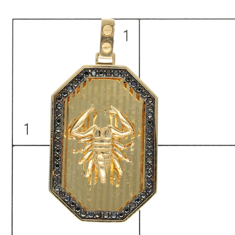14 Karat Gold Scorpio Charm