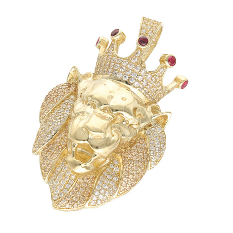 10 Karat Gold Lion With Crown Charm