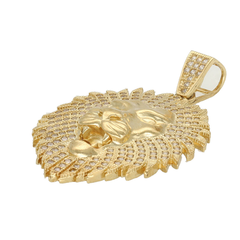 10 karat Gold Lion Face Charm