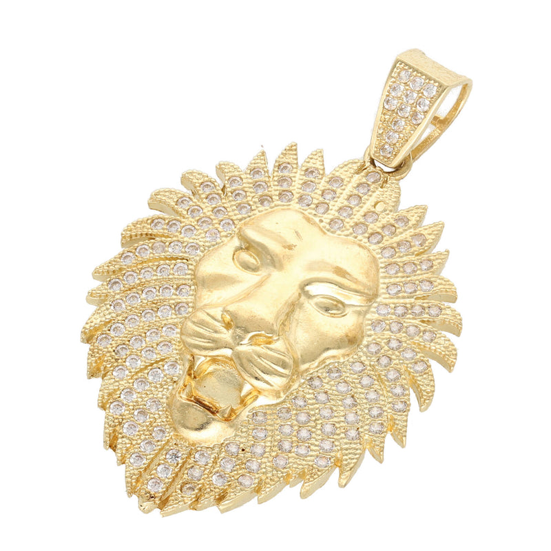 10 karat Gold Lion Face Charm