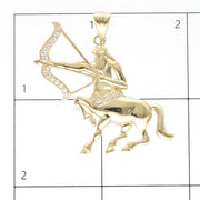 Gold Sagittarius Charm