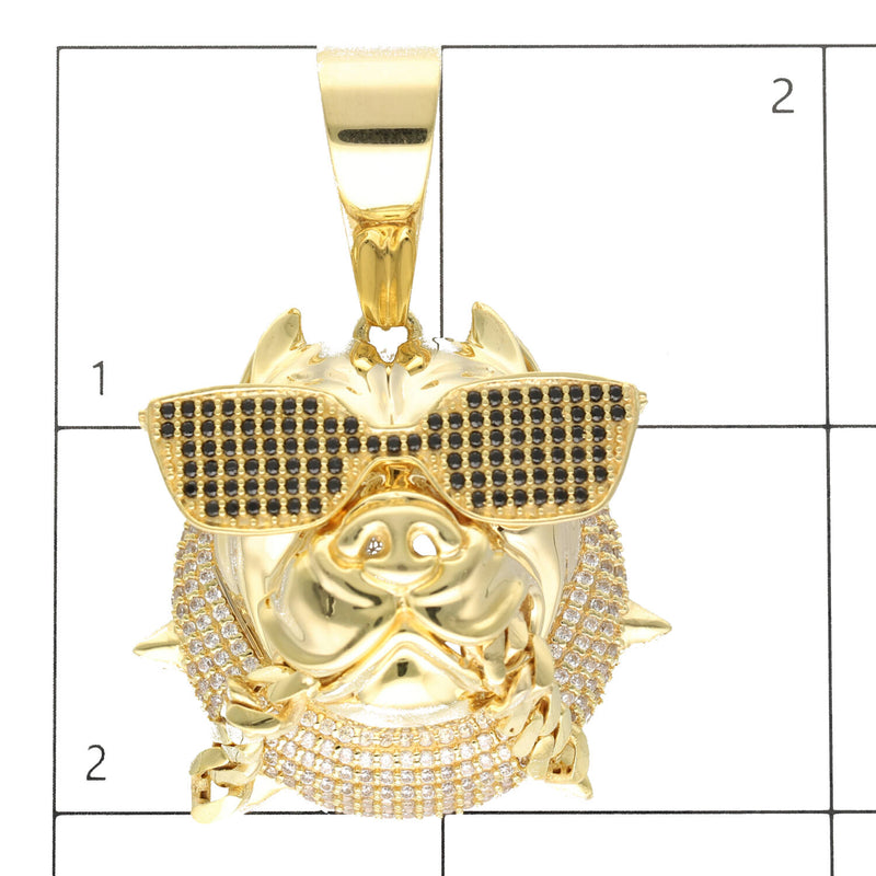 10 Karat BullDog  Sunglass Cuban Charm