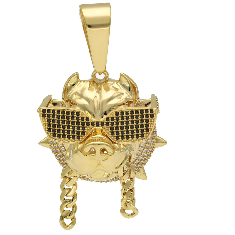 10 Karat BullDog  Sunglass Cuban Charm