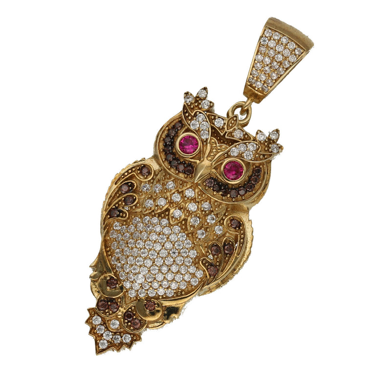 10 Karat Gold Owl Charm