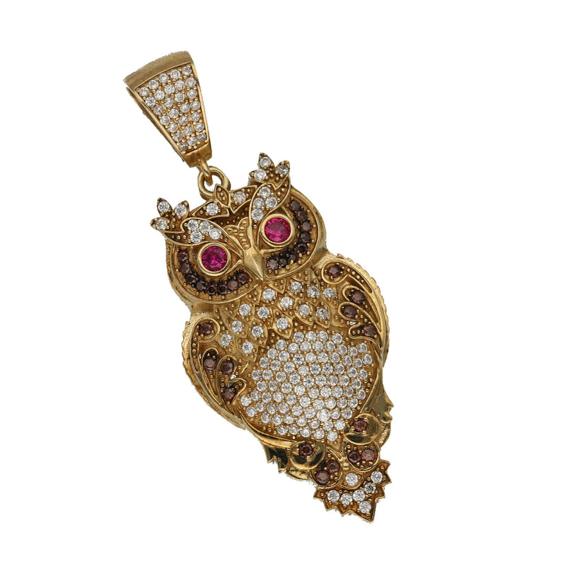 10 Karat Gold Owl Charm