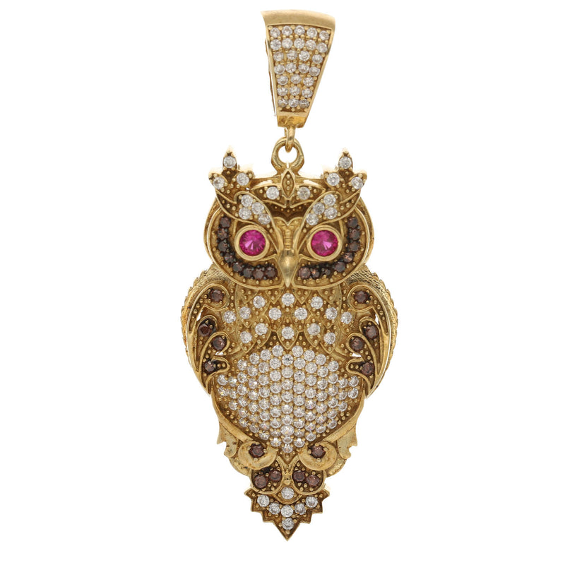 10 Karat Gold Owl Charm