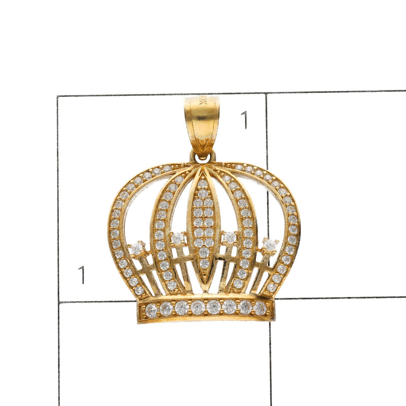 10 Karat Gold  King Crown Charm