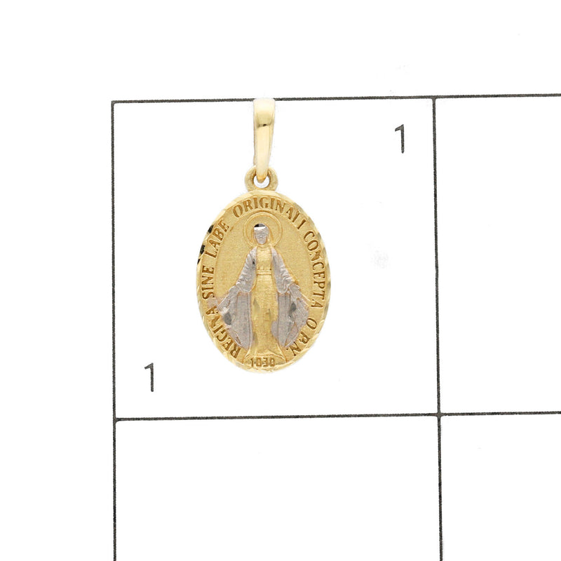 14 Karat Gold Immaculate Conception Virgin Charm