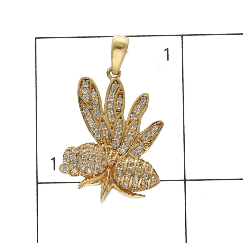 10 Karat Gold Bumblebee Charm