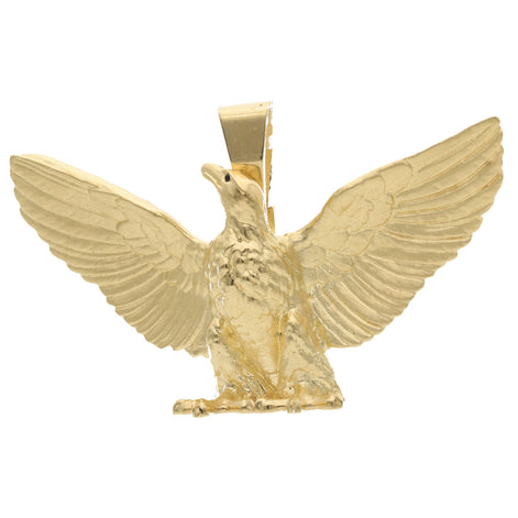 14 Karat Gold Plain Mate Eagle Charm