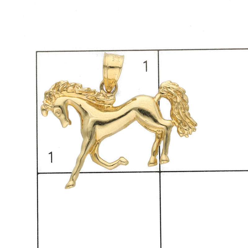 14 Karat Gold Horse Charm