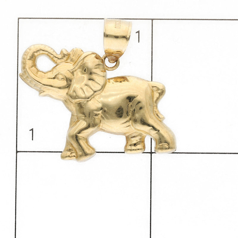 10 Karat Gold Elephant Charm