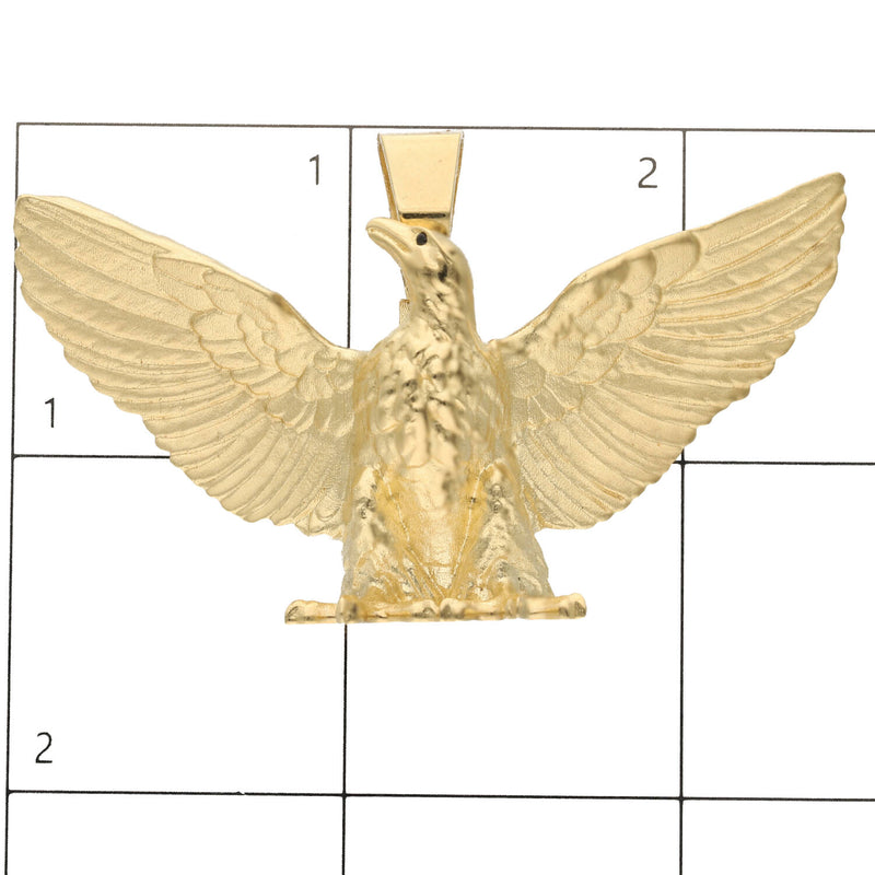 14 Karat Gold Plain Mate Eagle Charm