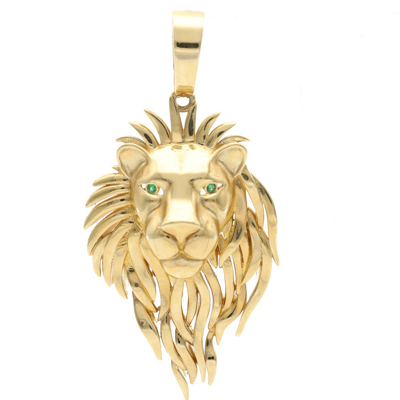 14 Karat Gold Lion  Charm