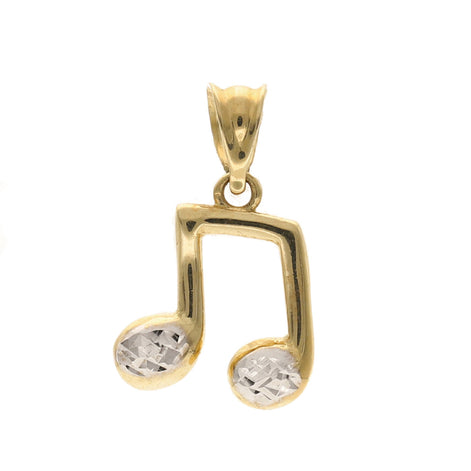 14 Karat Gold Music Note charm