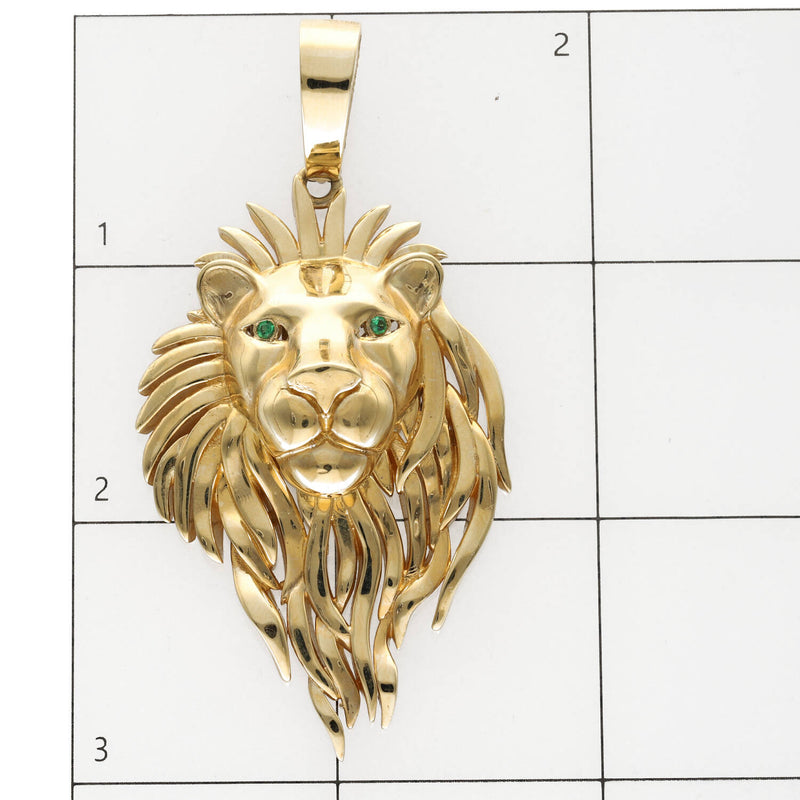 14 Karat Gold Lion  Charm