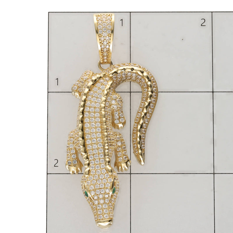 14 Karat Alligator Charm