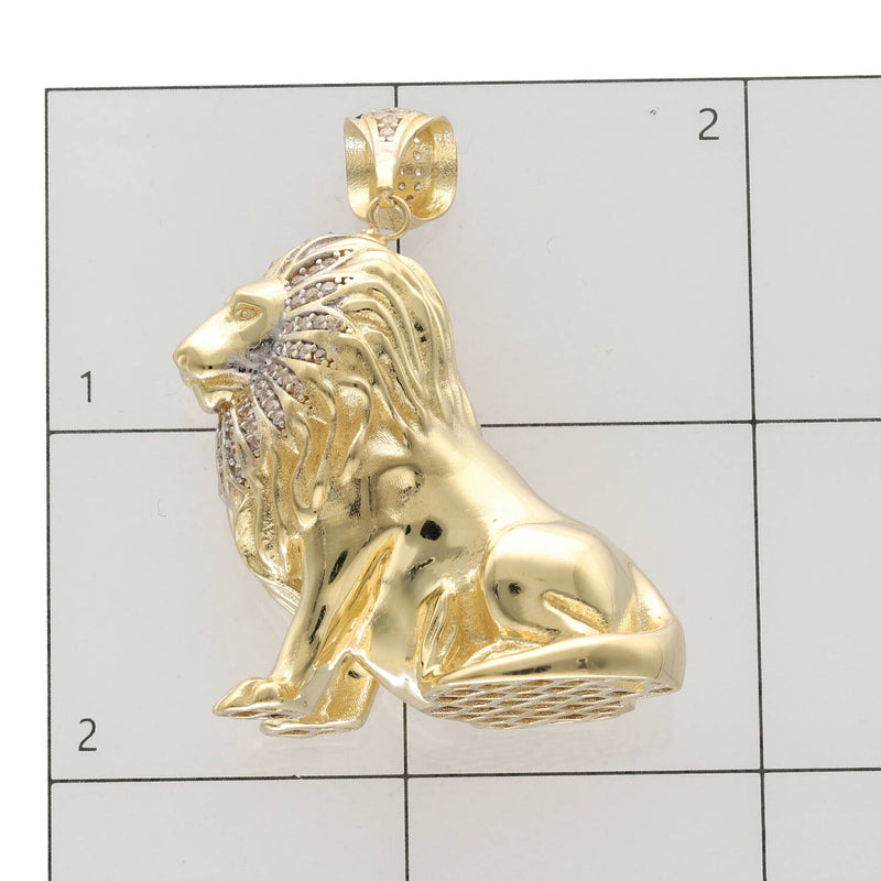 14 karat Gold Lion Charm