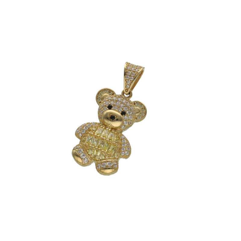 10 Karat Gold & Yellow Teddy Bear Charm