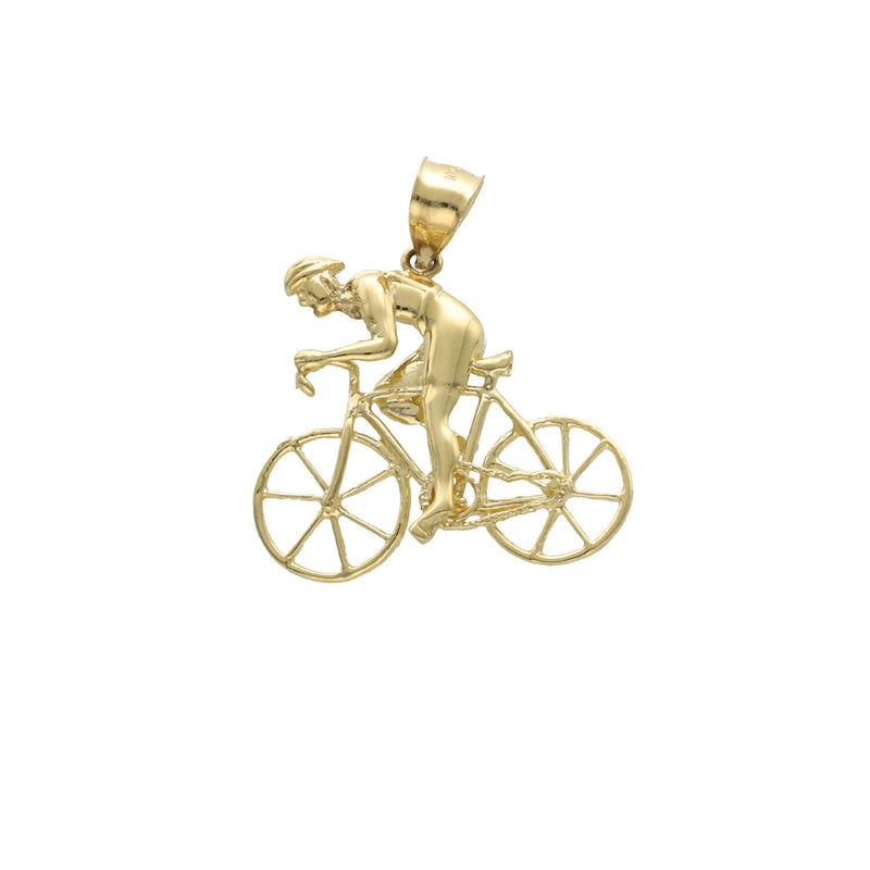 10 karat Gold Road Bike Charm