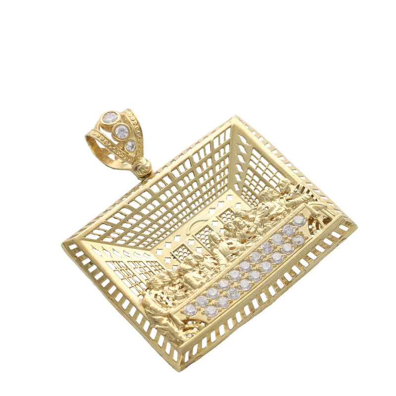 10 Karat Gold Last Supper Charm