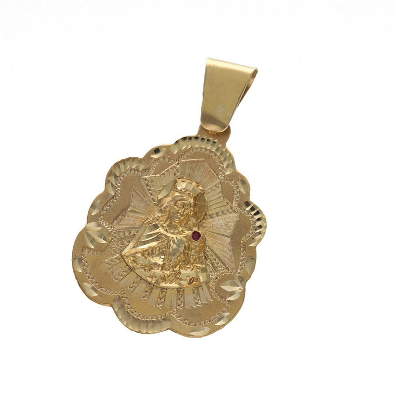 10 Karat Gold Santa Barbara Charm