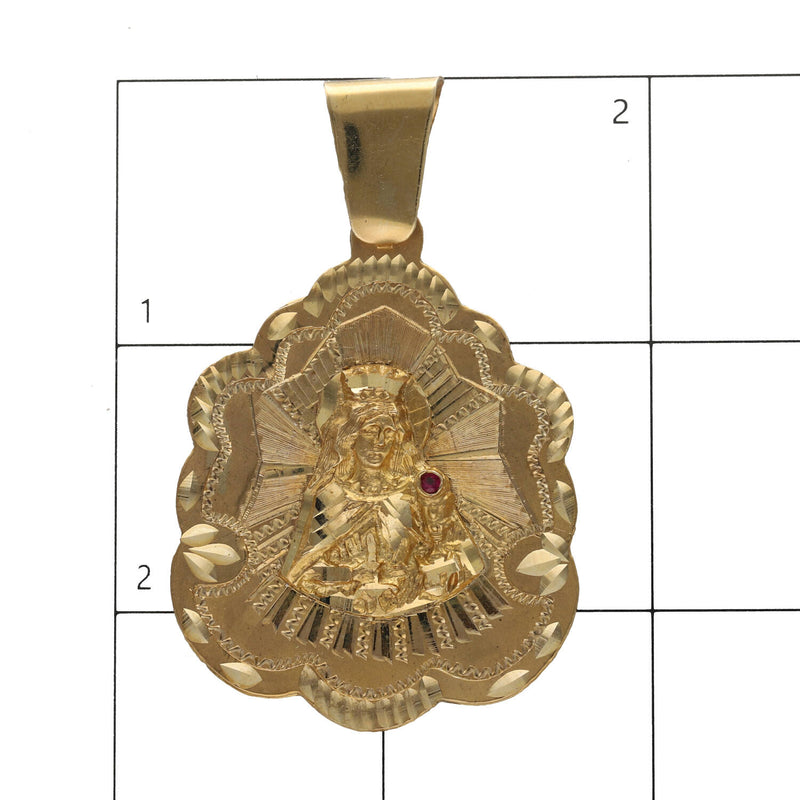 10 Karat Gold Santa Barbara Charm