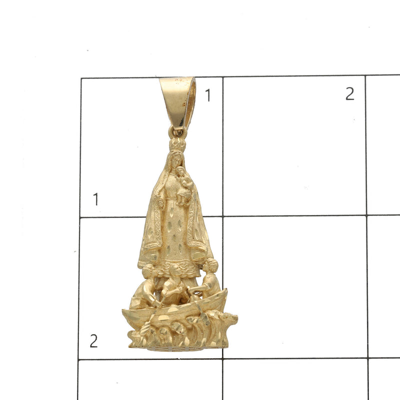 10k Gold Mate Caridad del Cobre Charm