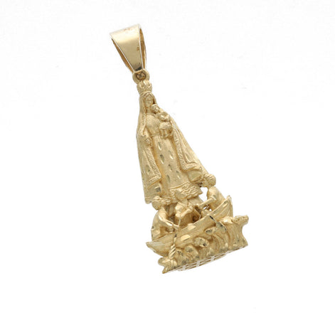 10k Gold Mate Caridad del Cobre Charm