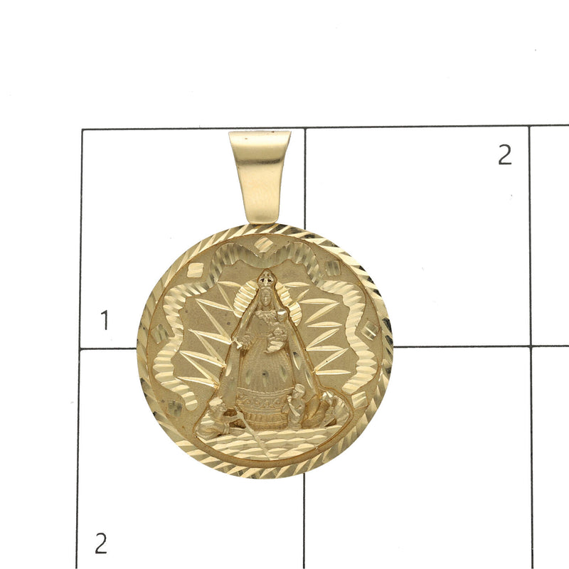 14 Karat Gold Caridad del Cobre Medal