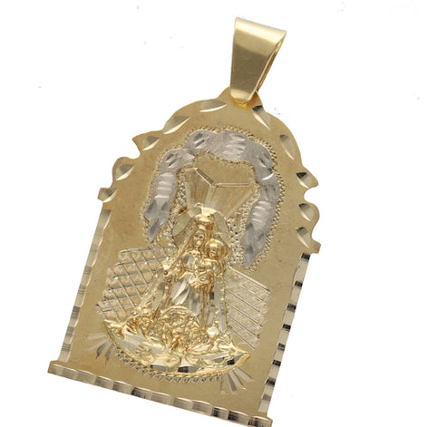 10 Karat Gold Diamond Cut Caridad del Cobre House Charm