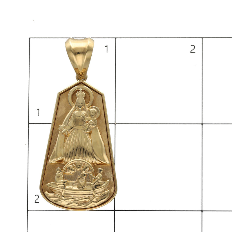 14 Karat Gold Caridad Del Cobre Charm