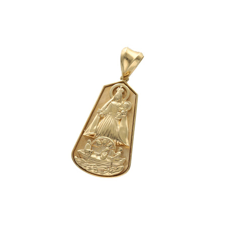 14 Karat Gold Caridad Del Cobre Charm
