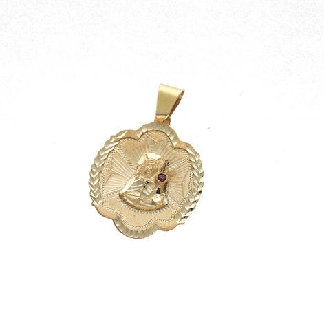 10 Karat Gold Santa Barbara Medal