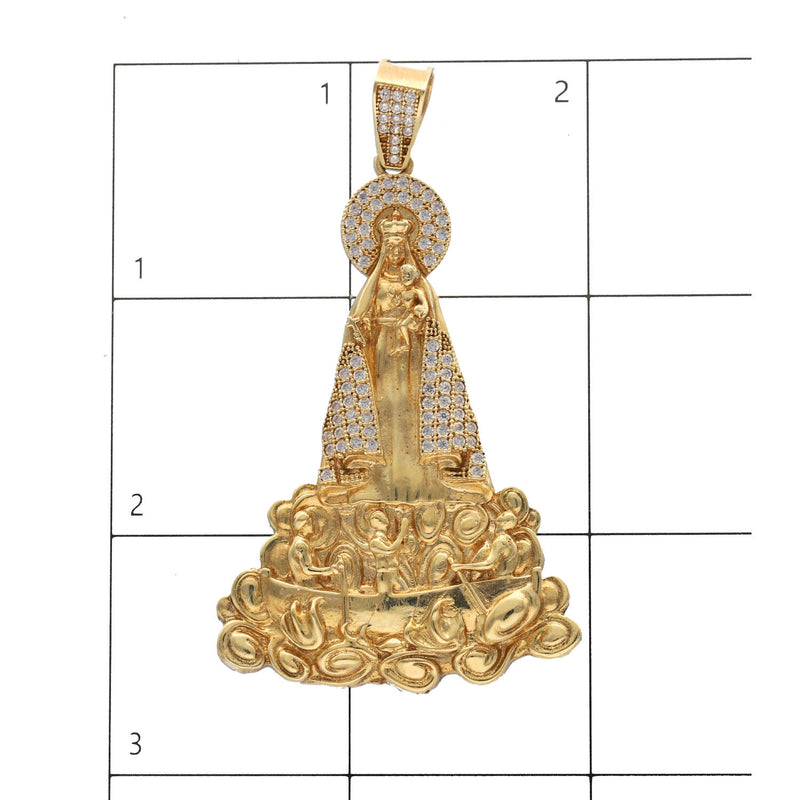 10 Karat Caridad del Cobre Charm