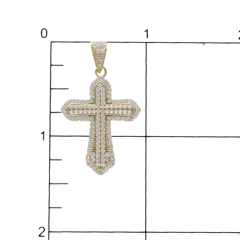 10 Karat Gold Cross Charm