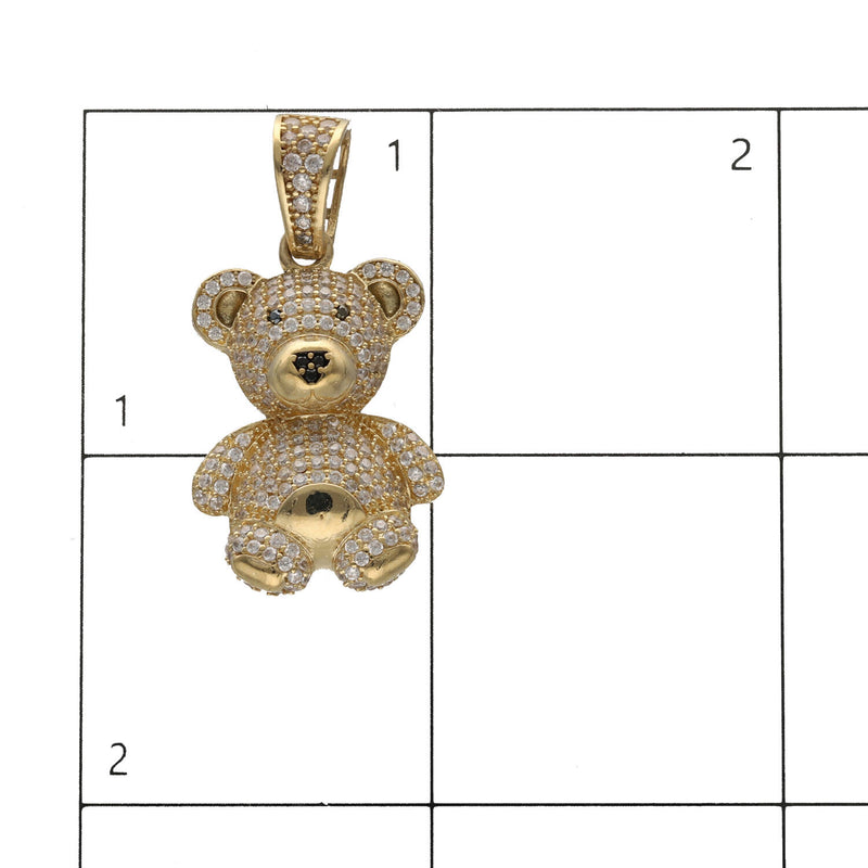 14 Karat Gold Teddy Bear