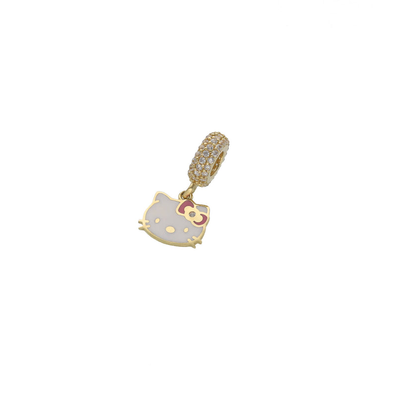 14 Karat Gold Kitty Charm