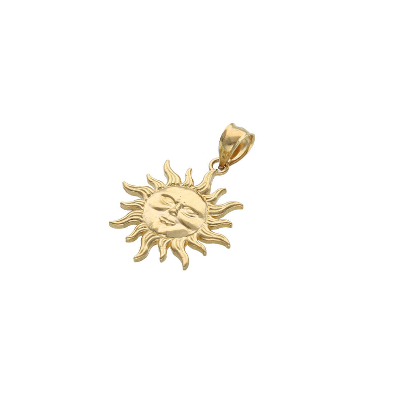 14 Karat Gold Sun Charm