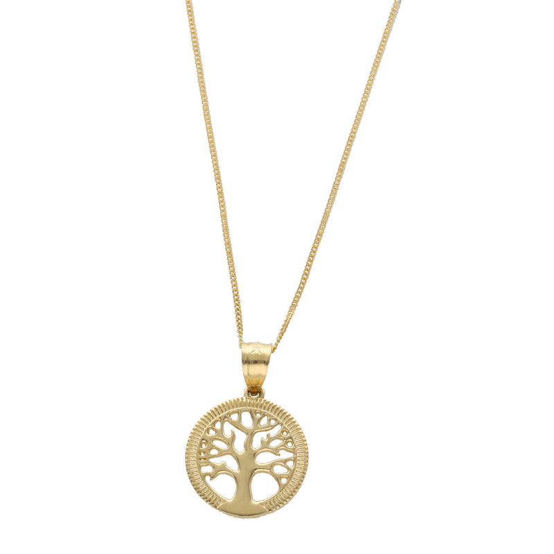 14 Karat Gold Tree of Life Necklace