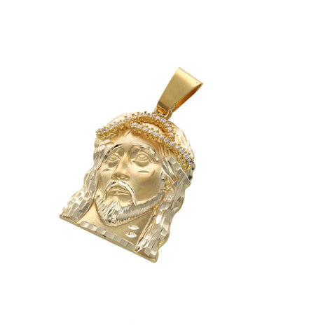 10 Karat Gold Jesus Face Charm