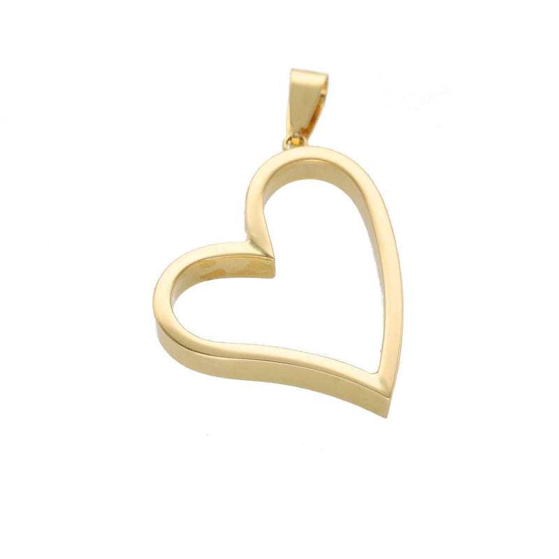 14 Karat Gold Heart Charm