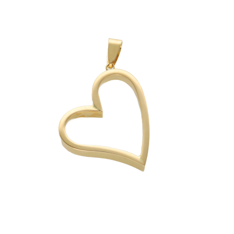 14 Karat Gold Heart Charm