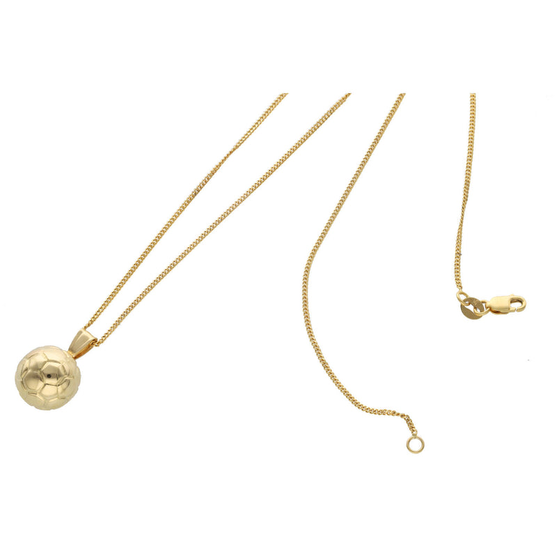 14 Karat Gold Soccer Necklace Chain