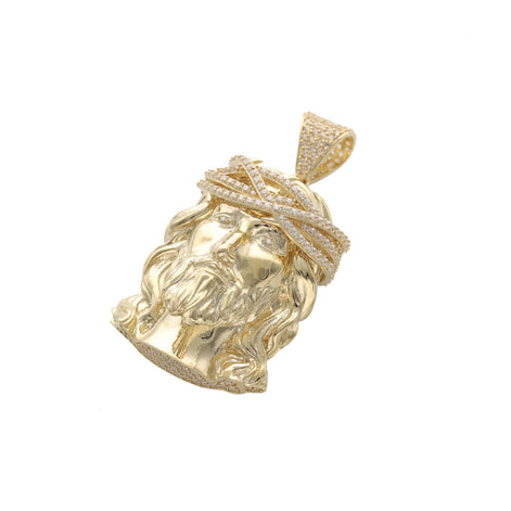 10 Karat Gold Jesus Face Charm