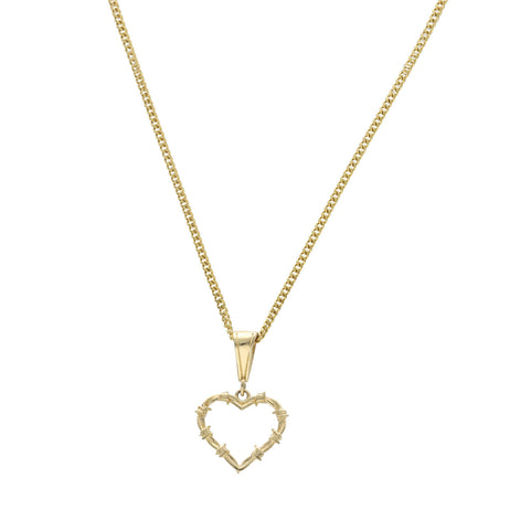 10 Karat Gold Karol G Heart Cuban Link Necklace Set