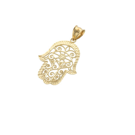 10 Karat Gold Hamsa Plain Charm