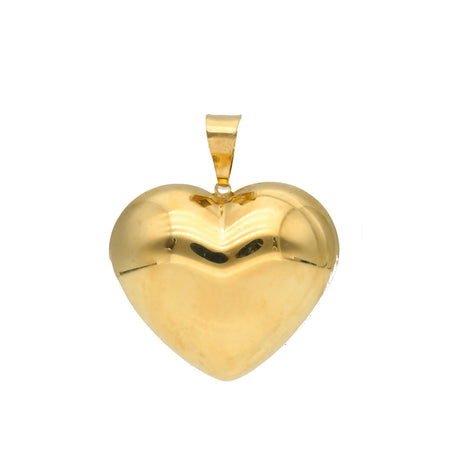 14 Karat Gold Big Heart Charm