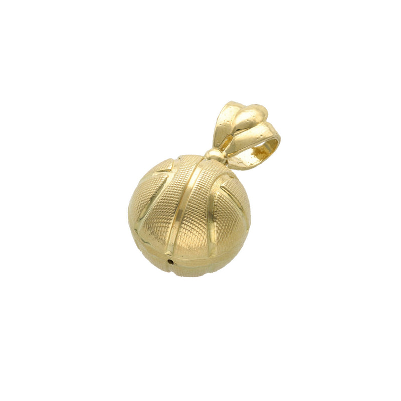10 Karat Gold Basketball Charm W:6.3