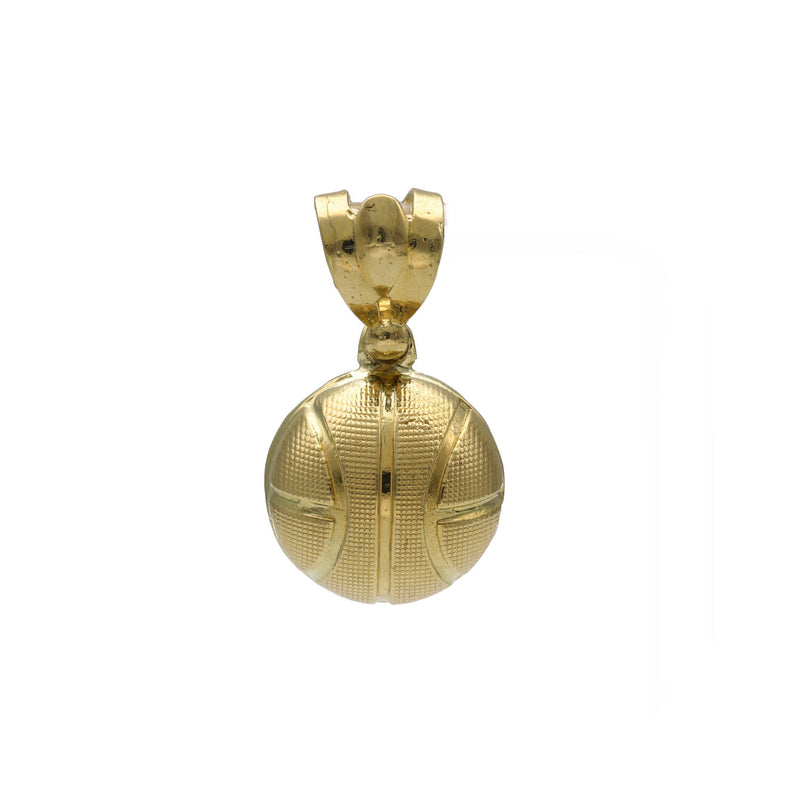 10 Karat Gold Basketball Charm W:6.3
